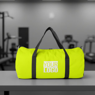 Sac De Sport couleur jaune fluorescent - ajouter un logo