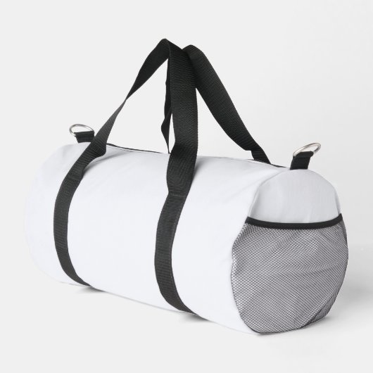 Sac De Sport Couleur solide blanc Fantôme (Coin droit)