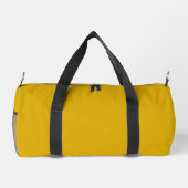 Sac De Sport Couleur solide jaune moutarde (Verso)