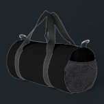 Sac De Sport Couleur solide noire classique intemporelle<br><div class="desc">Duffel Storage Sac fourre-tout d'impression coudre style et décontracté de la marque de mode accessoire imprimé avec classique intemporel traditionnel noir solide couleur illustration graphique et sélectionner la collection de produits par TheFabricSeal impression sur demande magasin à Zazzle.com #ZazzleMade https://www.zazzle.com/store/thefabricseal TheFabricSeal ©️ original. Le noir est une couleur qui est...</div>