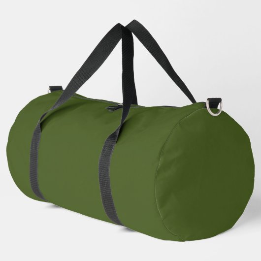 Sac De Sport Couleur solide verte de mousse foncée (Coin gauche)