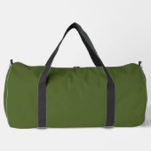 Sac De Sport Couleur solide verte de mousse foncée (Recto)