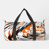 Sac De Sport Couleurs du Bengale Orange et lignes noires (Recto)