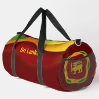 Couleurs du drapeau du Sri Lanka et Lion jaune Sin