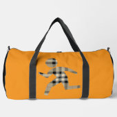 Sac De Sport Coureurs Orange Black Athletic Travel (Recto)