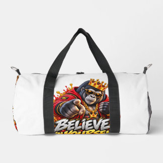 Sac De Sport Couronne de gorille « Crois en toi » Motivation Gy