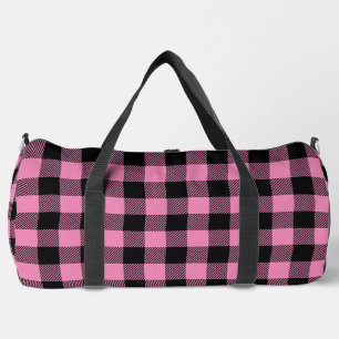 Sac De Sport coussin de jeton rose noire