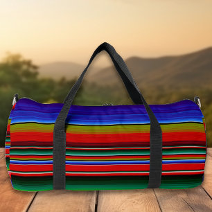Sac De Sport Couverture de serape mexicaine Coloré mexicain