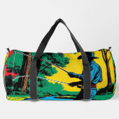 Sac De Sport Cowboy Fisherman on Riverbank (Verso)