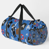 Sac De Sport crâne de pirate bleu (Coin droit)