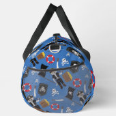 Sac De Sport crâne de pirate bleu (Droite)