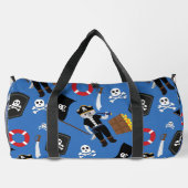 Sac De Sport crâne de pirate bleu (Verso)