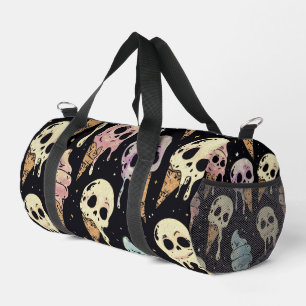 Sac De Sport Crâne d'été Goth Skuls Crème de glace Éffrayant