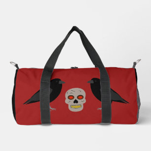 Sac De Sport Crâne gothique et ravens du gardien Halloween