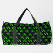 Sac De Sport crâne vert néon (Verso)