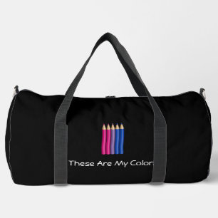 Sac De Sport Crayons de fierté bisexuelle 