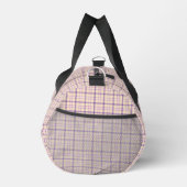 Sac De Sport Cream Purple Plaid Classic Pattern Retro (Droite)