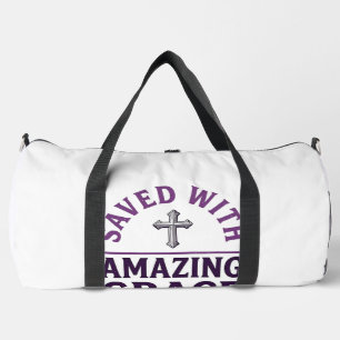 Sac De Sport Croix chrétienne Amazing Grace vintage