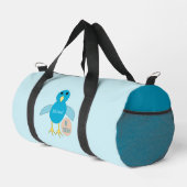 Sac De Sport Custom Blue Birthday Boy Chick (Coin droit)
