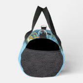 Sac De Sport Cute Baby Blue Musical Notes (Droite)