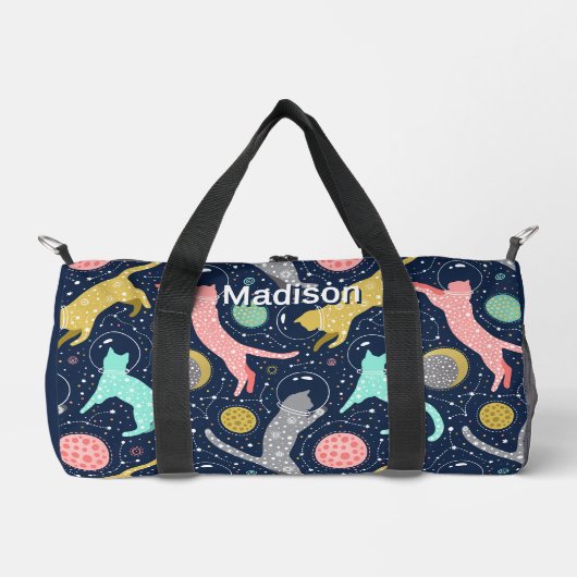 Sac De Sport Cute Céleste Mystical Space Chats Personnalisés (Recto)