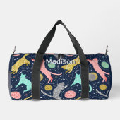 Sac De Sport Cute Céleste Mystical Space Chats Personnalisés (Verso)