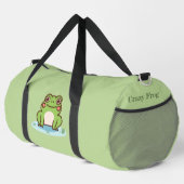 Sac De Sport Cute grenouille verte (Coin droit)