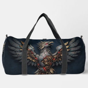 Sac De Sport Cyber-Phoenix Vintage : Oiseau Mythique Or Vieilli