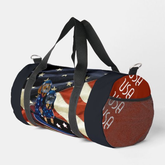 SAC DE SPORT DACHSHUND (Coin droit)