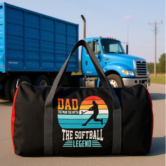 Sac De Sport Dad Softball Legend Retro Sunset