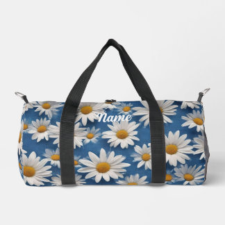 Sac De Sport Daisy Blanche Personnalisée