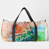 Sac De Sport Dancer splatter personnalisé (Recto)