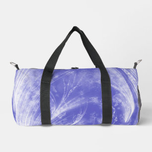 Sac De Sport Dandelions Abstraits et lucioles Bleu