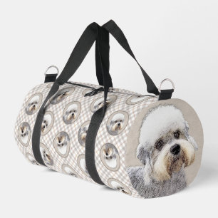 Sac De Sport Dandie Dinmont Terrier Peinture Chien Art original