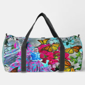 Sac De Sport Danse avec Fleurs et Papillons PV01 (Recto)