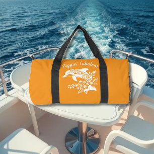 Sac De Sport Dauphin hawaïen Flippin' Fabrique Orange