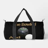 Sac De Sport De Beaux Bowls De Pelouse Conception De Bowling, (Recto)