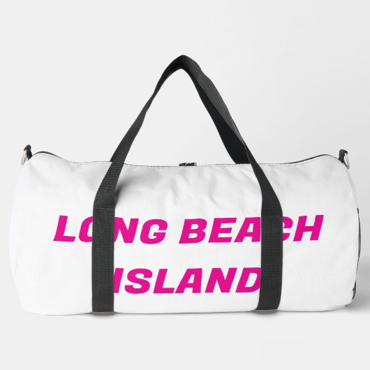 SAC DE SPORT DE L'ÎLE DE LONG BEACH (Recto)