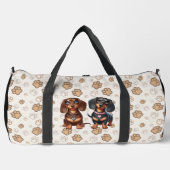 Sac De Sport De mignons amis dachshund (Recto)
