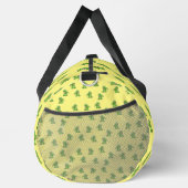 Sac De Sport De mignons petits crocodiles verts sur le jaune (Droite)