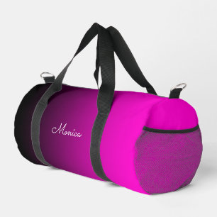 Sac De Sport Dégradé du noir au rose vif