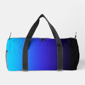 Sac De Sport Dégradé noir Indigo et bleu Aqua (Verso)