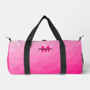 Sac De Sport Dégradé rose chaud motif en maille géométrique Mon