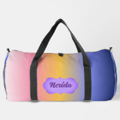 Sac De Sport Dégradé rose jaune bleu (Verso)