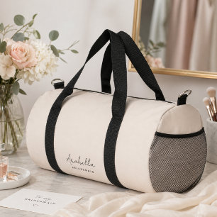Sac De Sport Demoiselle d'honneur Écriture Moderne Minimalist