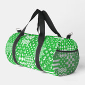 Sac De Sport Design de maquette Motif mixte blanc vert (Coin droit)