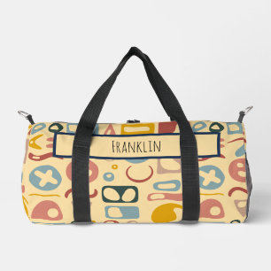 Sac De Sport Dessin Abstrait I Nom personnalisé