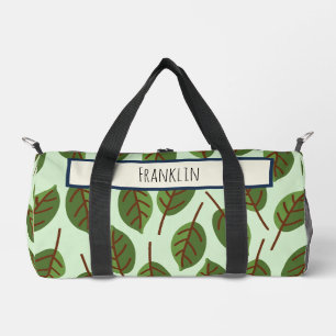 Sac De Sport Dessin de nature I Nom personnalisé