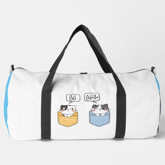 Sac De Sport deux chats (Recto)