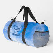 Sac De Sport Devis Sky de nom personnalisé (Coin droit)